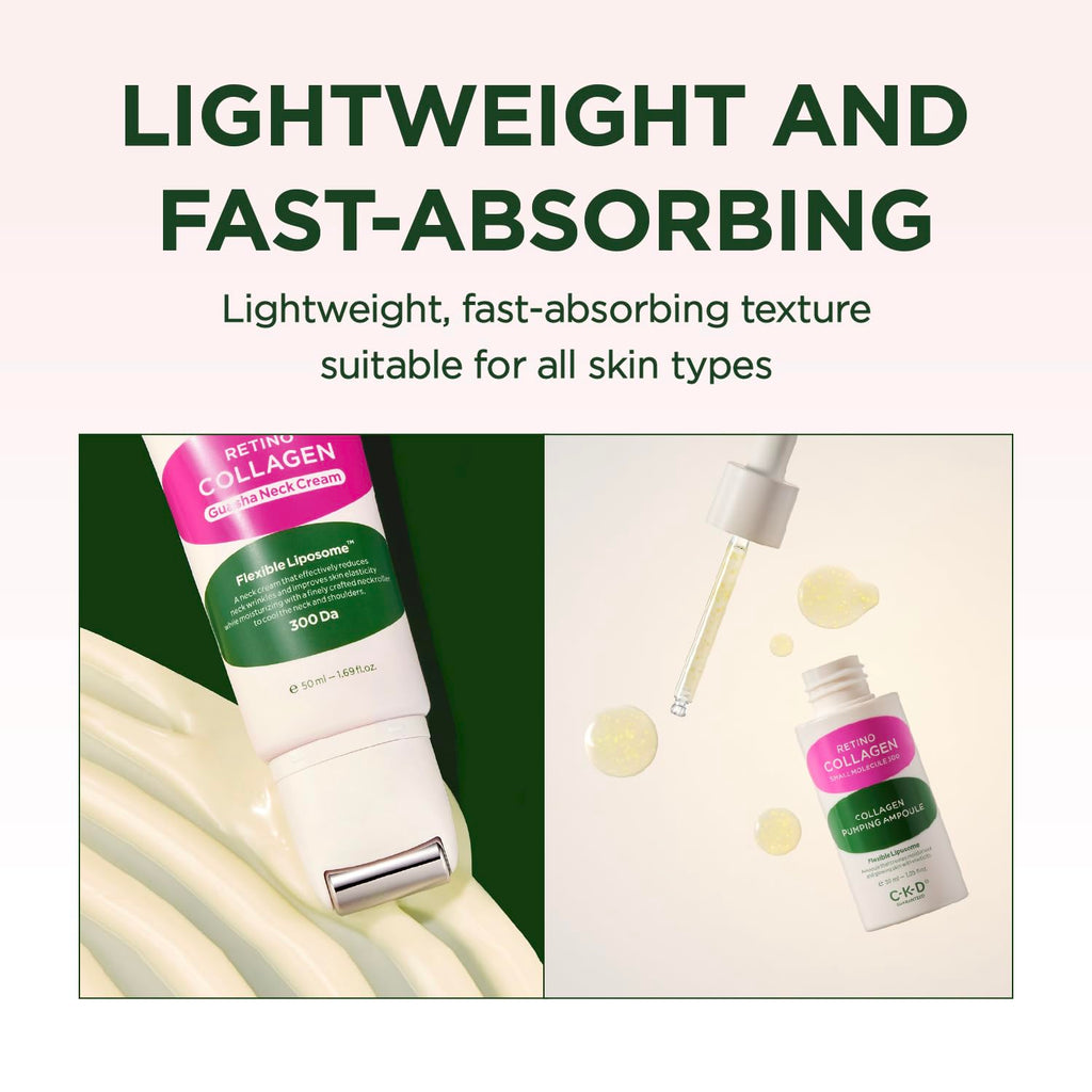 CKD Retino Collagen Neck Cream & Facial Serum Duo Set – Firming & Hydration