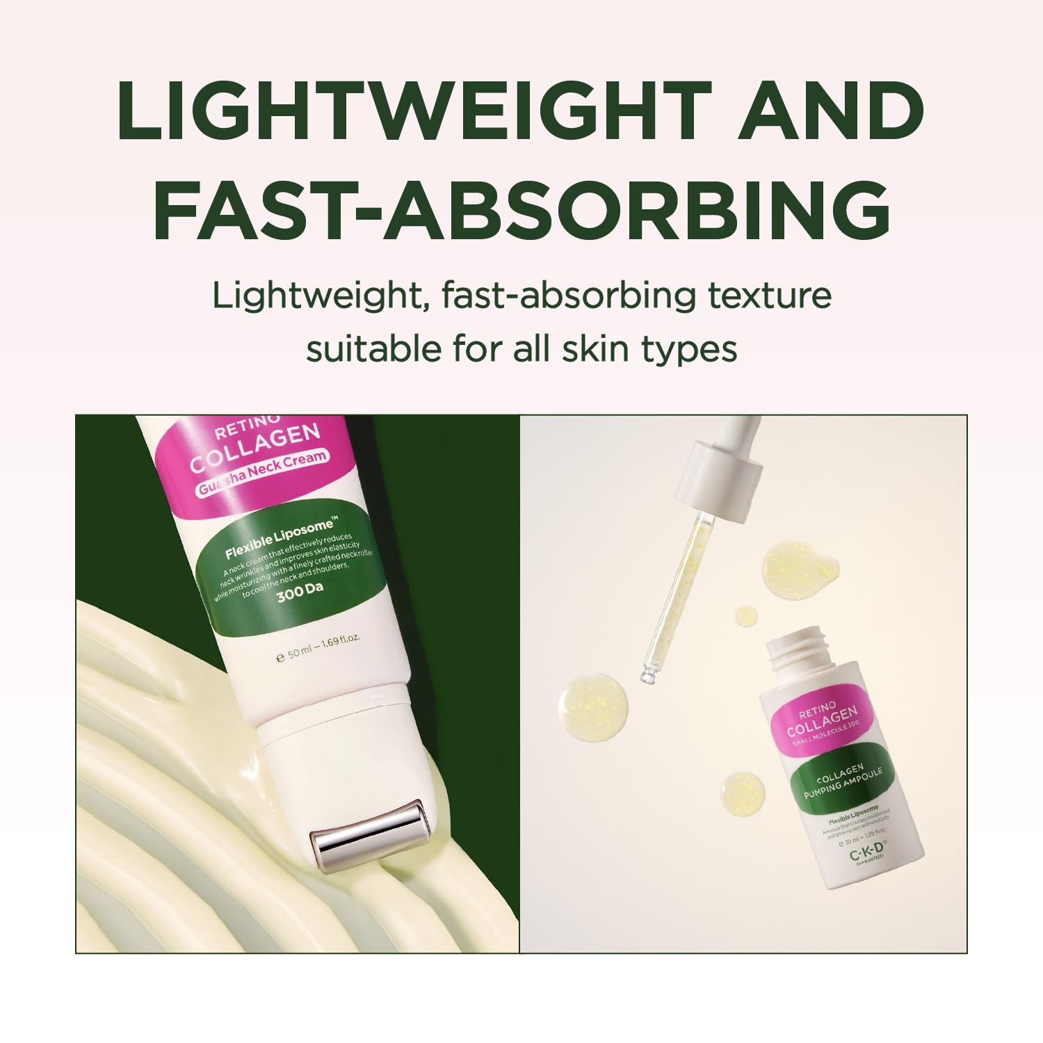 CKD Retino Collagen Neck Cream & Facial Serum Duo Set – Firming & Hydration