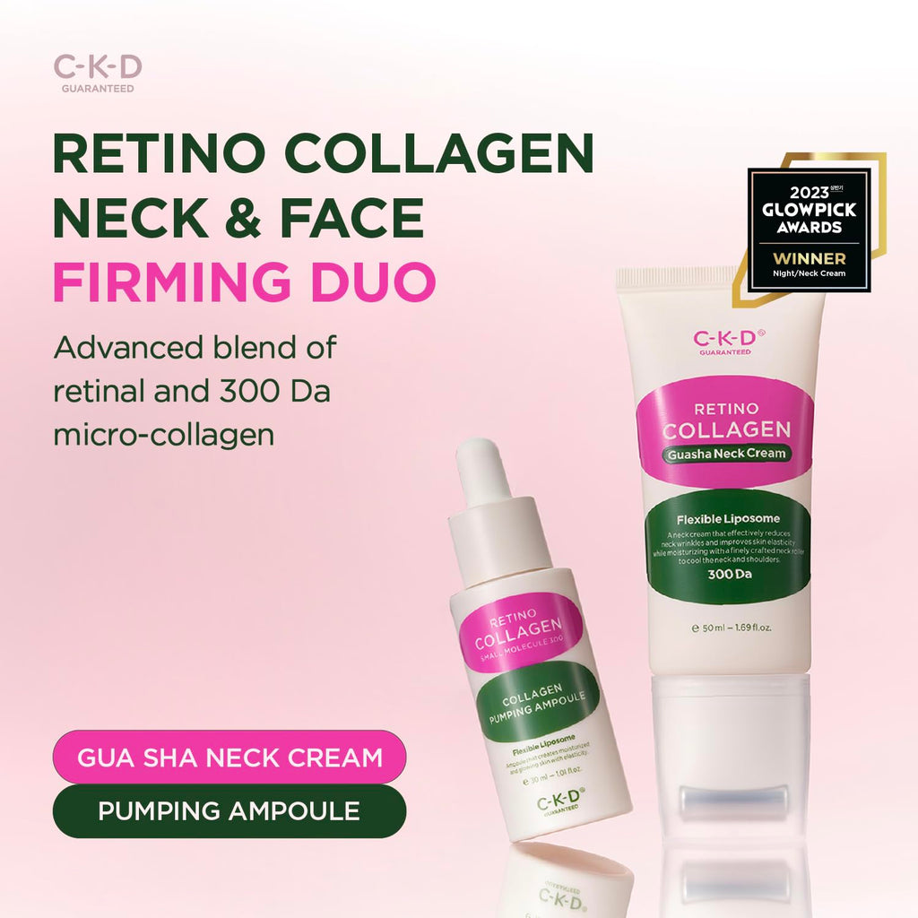 CKD Retino Collagen Neck Cream & Facial Serum Duo Set – Firming & Hydration