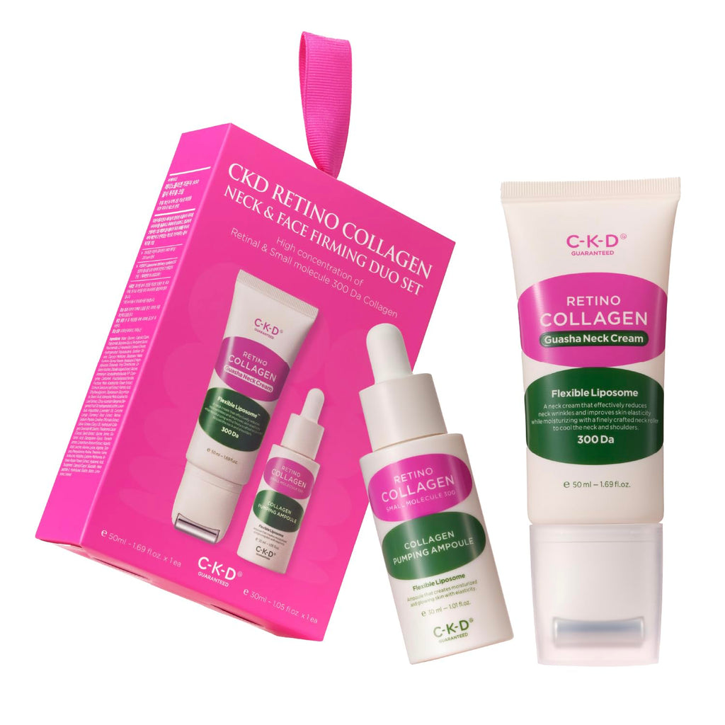 CKD Retino Collagen Neck Cream & Facial Serum Duo Set – Firming & Hydration