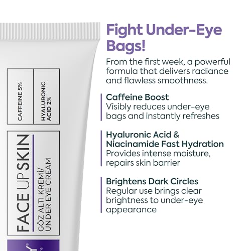 Clasy Care Under Eye Cream – Dark Circles & Puffiness, 5% Caffeine + 2% Hyaluronic Acid