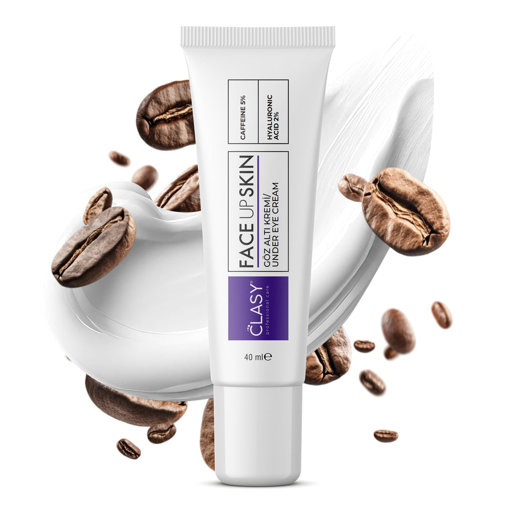 Clasy Care Under Eye Cream – Dark Circles & Puffiness, 5% Caffeine + 2% Hyaluronic Acid