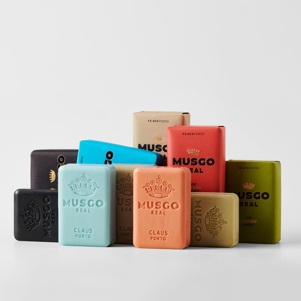 Claus Porto Musgo Real Classic Scent Body Soap for Men and Women – Fresh, Moisturizing, Handcrafted (160g)