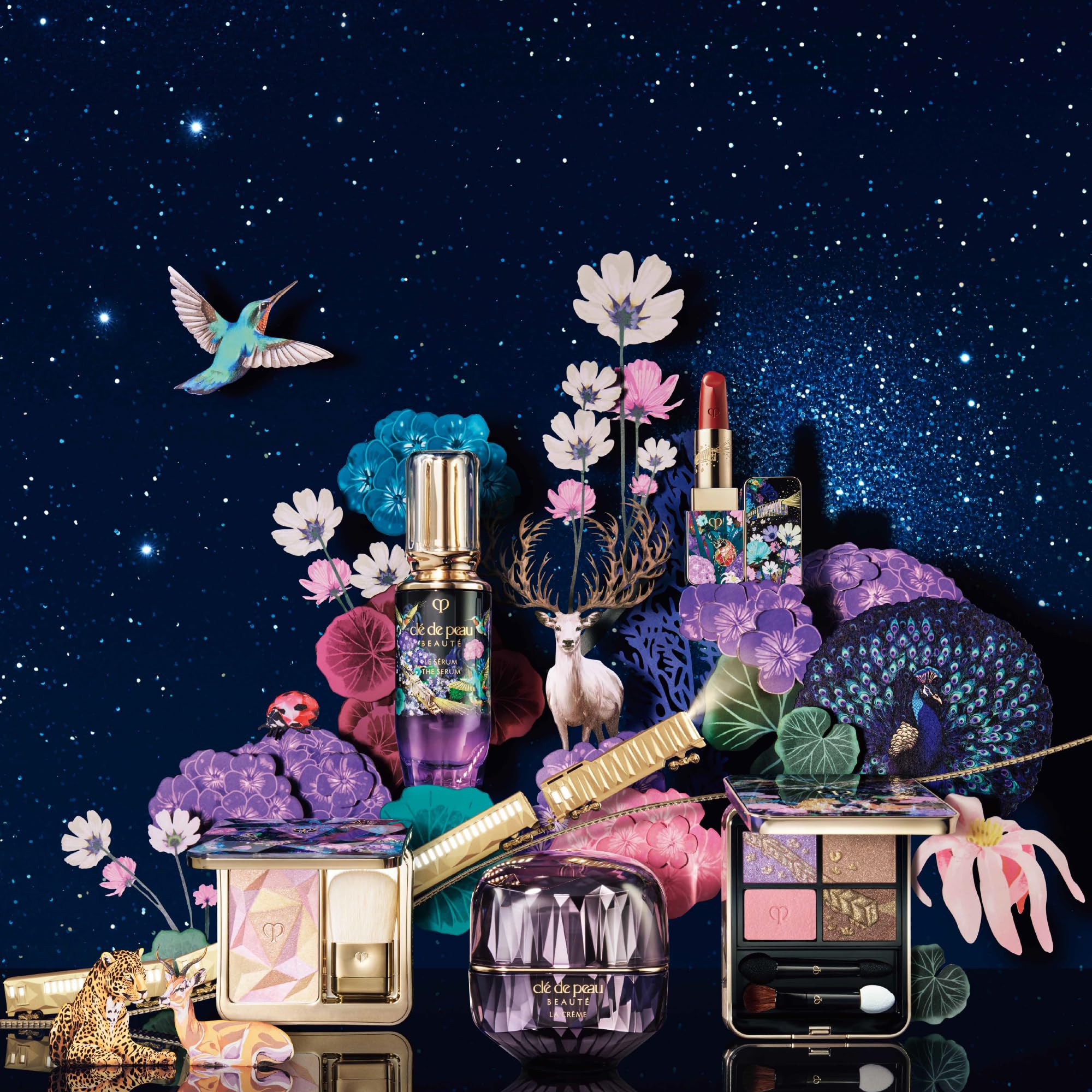 Clé de Peau Beauté Luminizing Face Enhancer 110 – Radiant Peafowl (Holiday 2025)