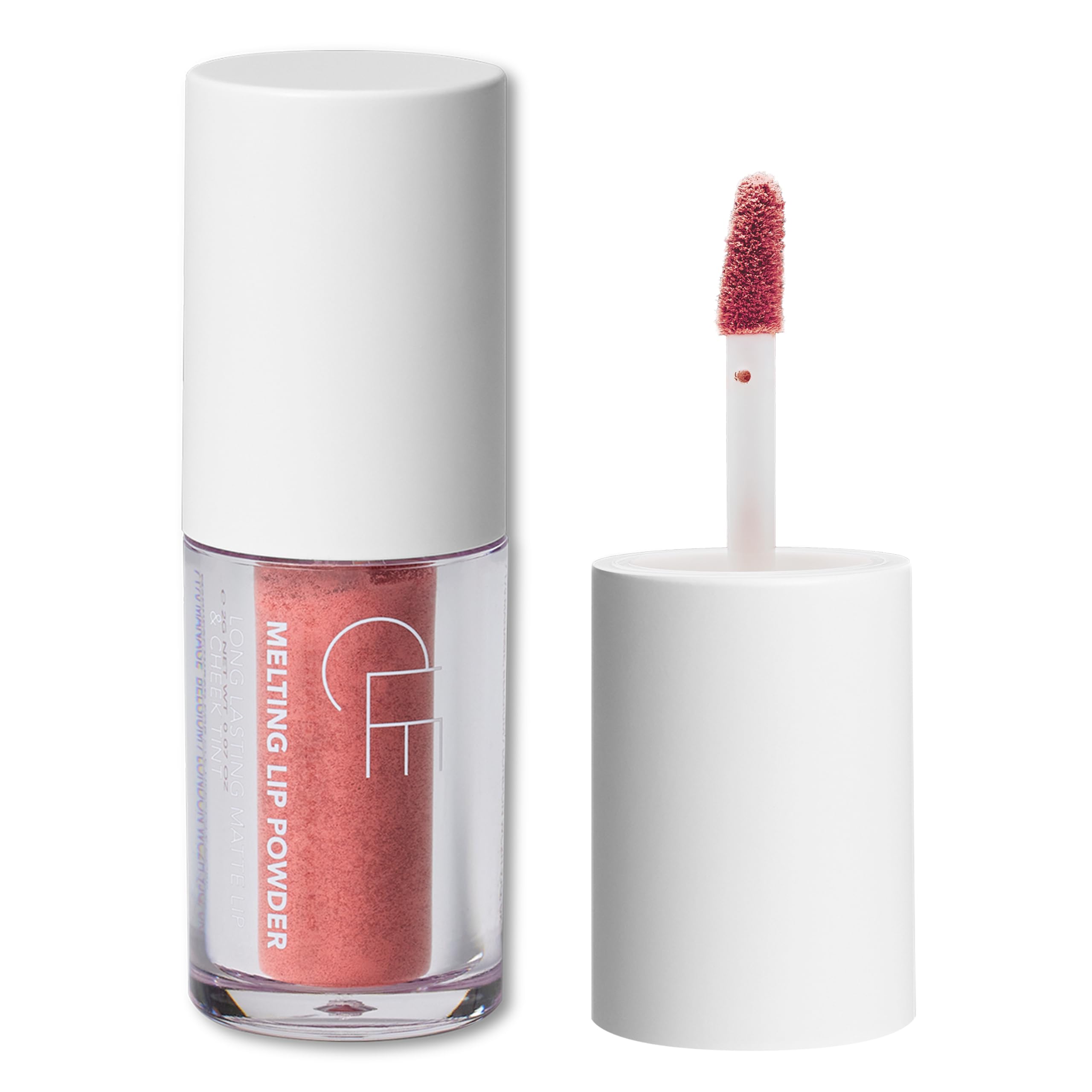 CLE Melting Lip Powder Tint – Lady Guava (0.07 oz) | Vegan, Cruelty-Free, Paraben-Free Matte Tint for Lips, Eyes & Cheeks