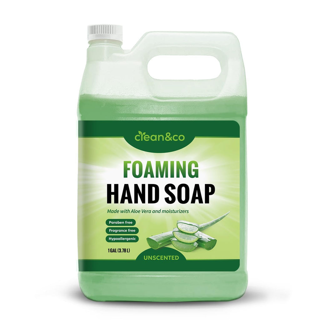 clean&co Foaming Hand Soap — Unscented Refill Bulk 1 Gallon (128 oz)