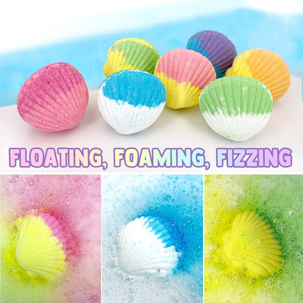 Clear and Fresh Skin-Safe Magic Shell Bath Bombs — Surprise Jewelry for Kids