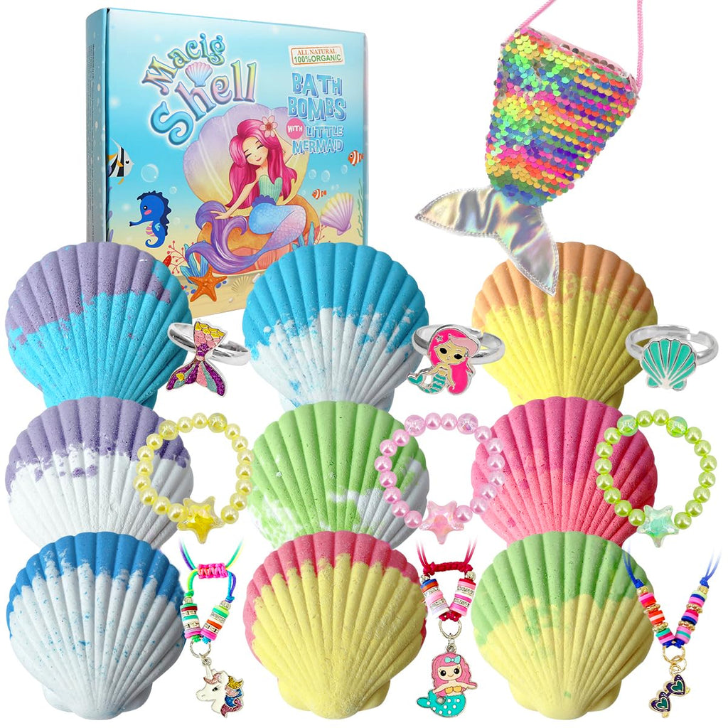 Clear and Fresh Skin-Safe Magic Shell Bath Bombs — Surprise Jewelry for Kids
