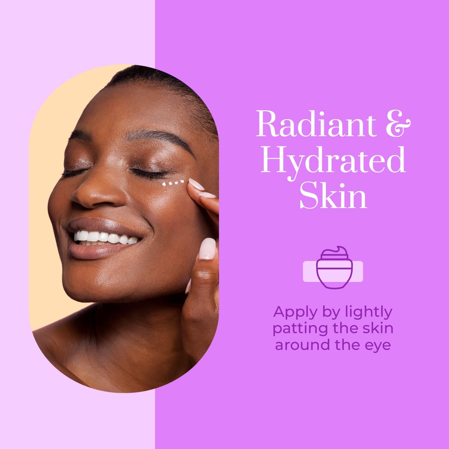 Clear Beauty Collagen Eye Cream - Hydration, Plumping & Dark Circle Reduction - Korean Skincare for All Skin Types - 1.01 Fl Oz