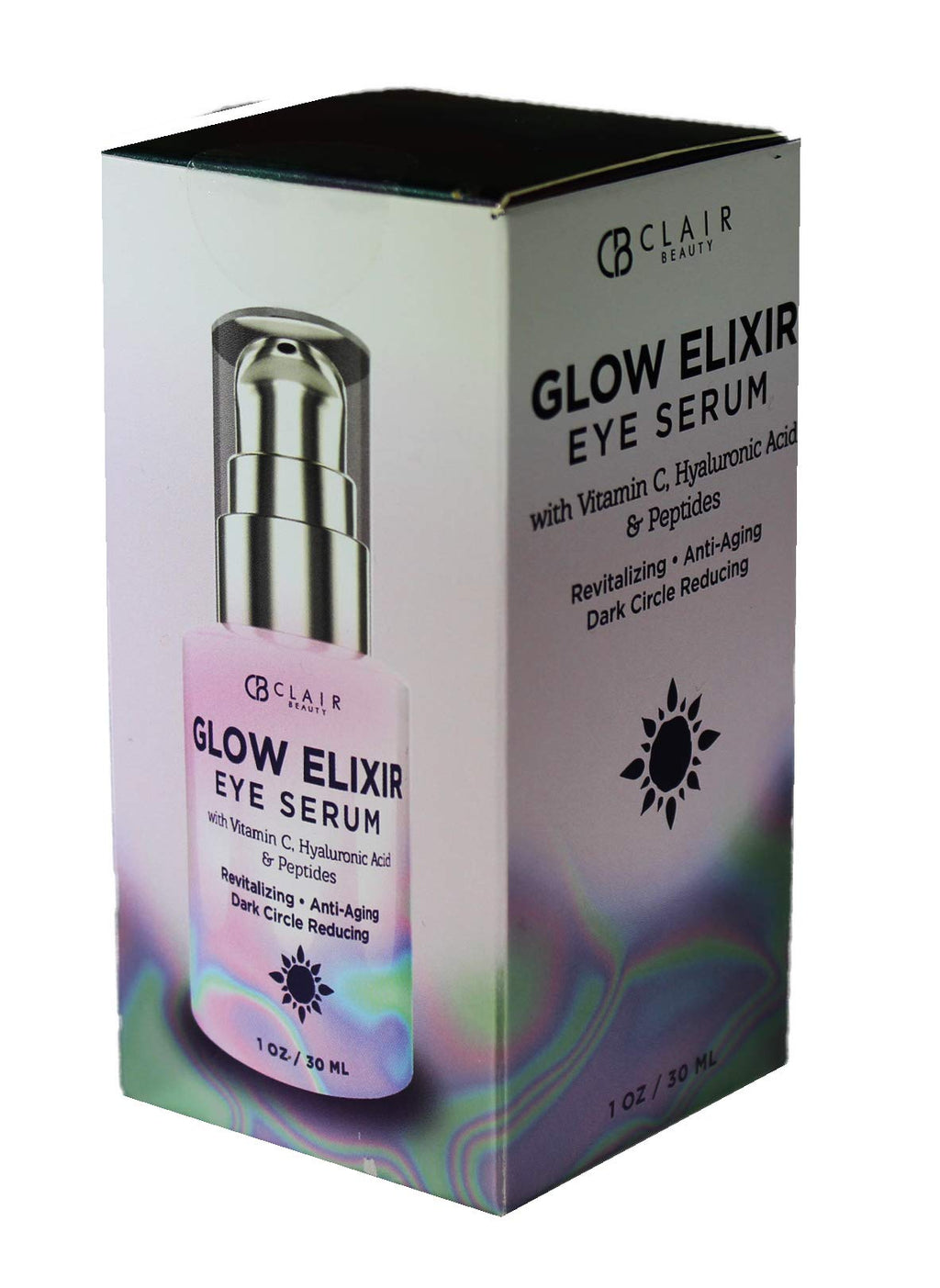 Clear Beauty Vitamin C & Hyaluronic Under Eye Serum – Brighten, Hydrate & Lift