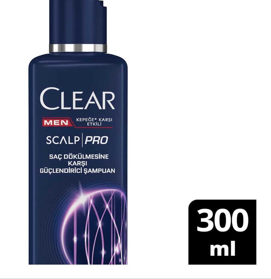 Clear Men Scalp Pro Anti-Hair Loss Strengthening Shampoo – 300 ml | Clear