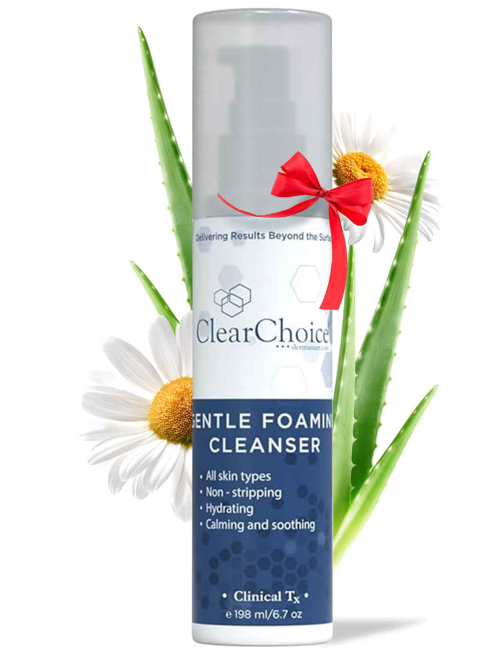 Clear Choice Gentle Foaming Cleanser 6.7oz – Soap-Free, SLS-Free Face Wash for Sensitive Skin