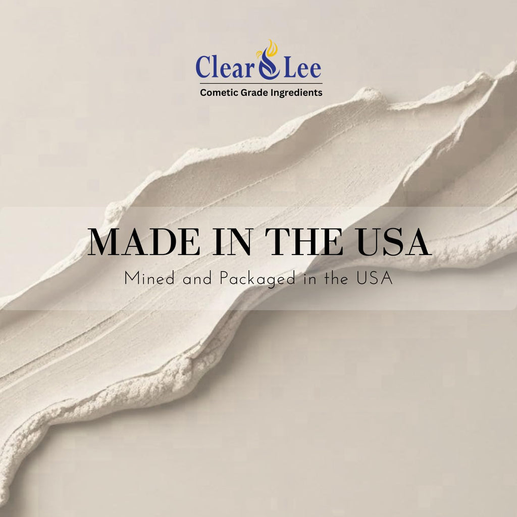 ClearLee Kaolin Clay Cosmetic Grade Powder – 100% Pure, Natural, 1 lb for Skin Detox & DIY Masks