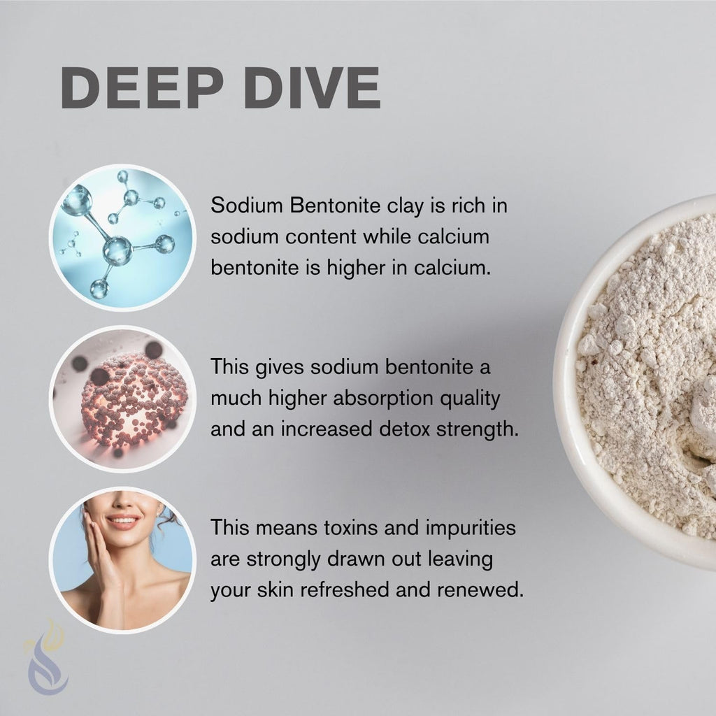 ClearLee Bentonite Clay Powder – 100% Pure Cosmetic Grade Indian Clay for Skin Detox & DIY Masks