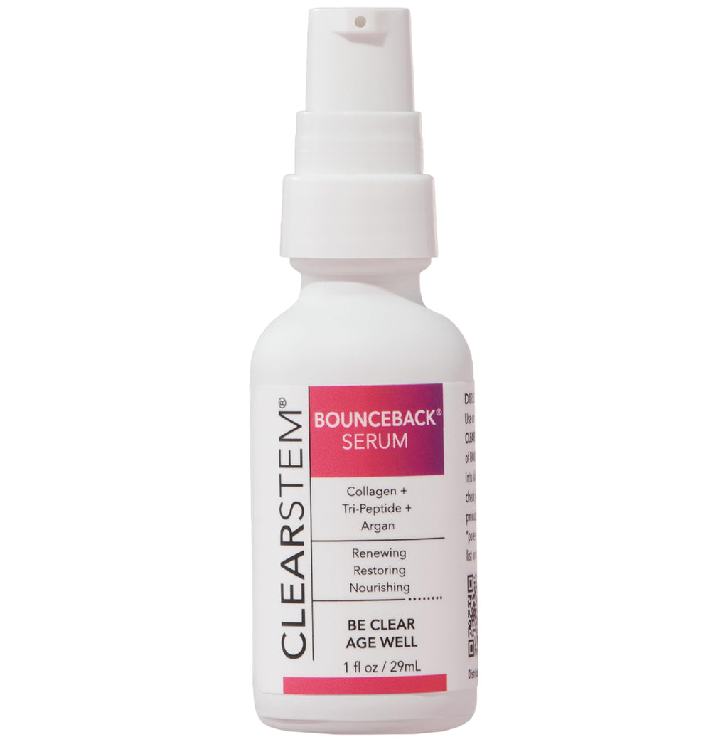CLEARSTEM BOUNCEBACK Radiant Facial Serum – Tri-Peptides, Mango Extract, Lightweight Hydration