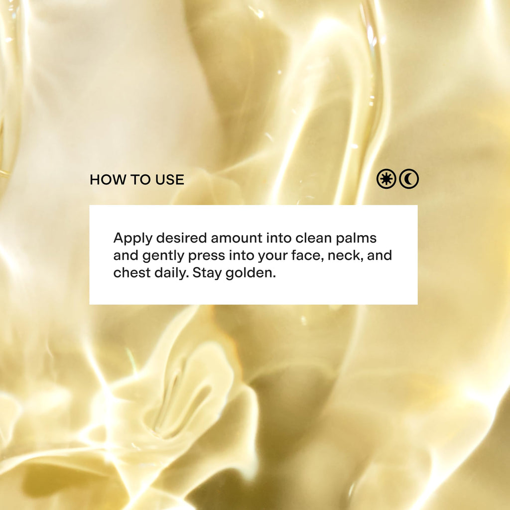 CLEARSTEM GOLDENHOUR Hydrating Facial Oil – Deep Hydration, Vitamin C Radiance, Hyaluronic Acid