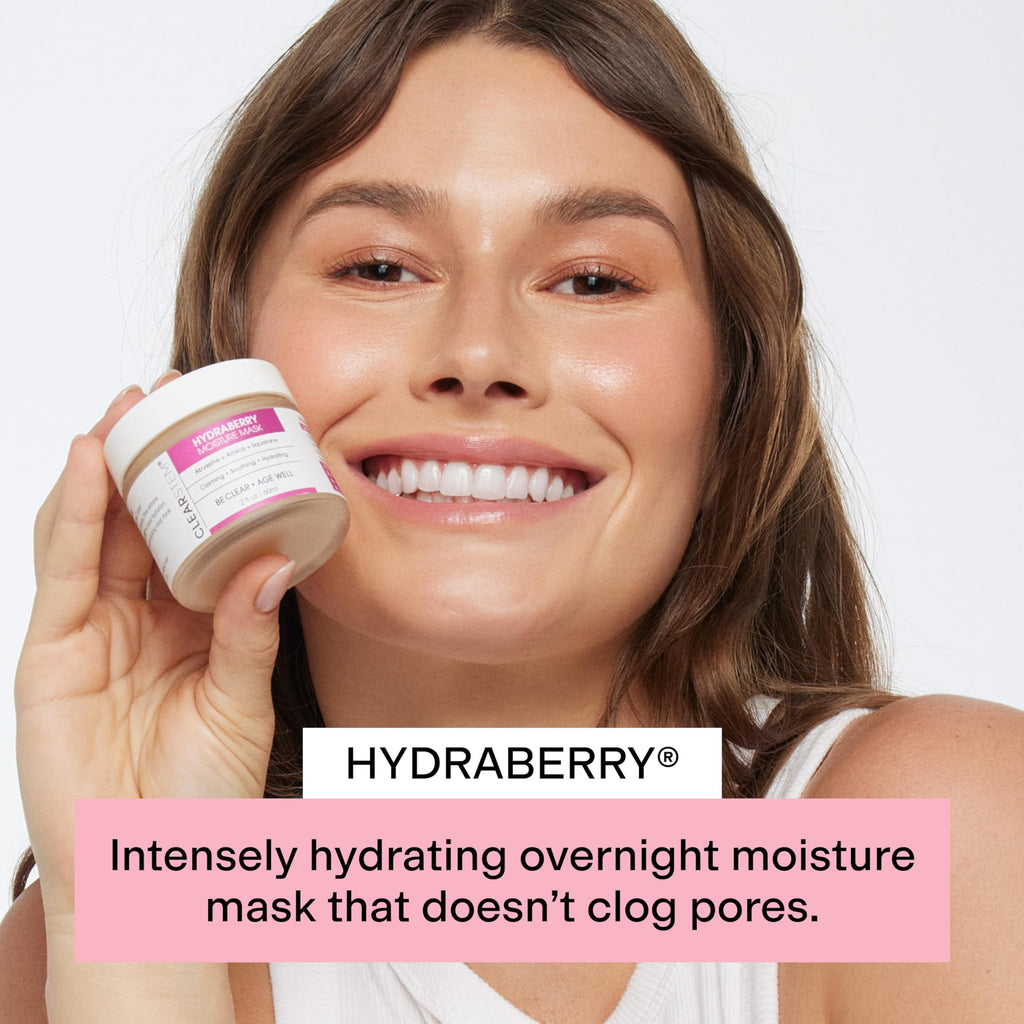 CLEARSTEM Hydraberry Night Mask — Overnight Hydration with Ceramides & Arnica