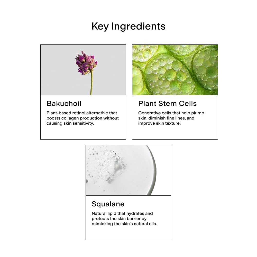 CLEARSTEM Hydraglow Stem Cell Moisturizer – Bakuchiol + Squalane | All Skin Types, Cruelty-Free, Gluten-Free | 60ml