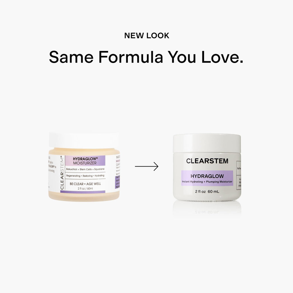 CLEARSTEM Hydraglow Stem Cell Moisturizer – Bakuchiol + Squalane | All Skin Types, Cruelty-Free, Gluten-Free | 60ml