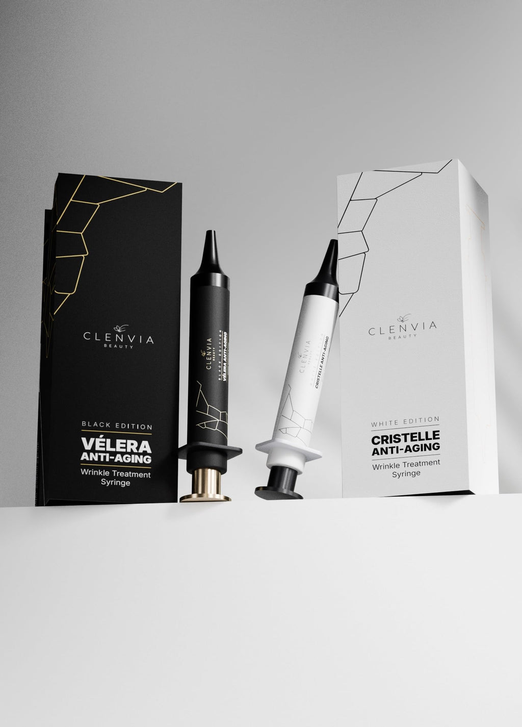 Vélera Black Edition Anti-Aging Wrinkle Treatment Syringe – Clenvia Beauty, 10ml Precision Applicator