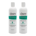Cleure Hypoallergenic Volumizing Shampoo for Sensitive Skin – Fragrance Free, SLS & Paraben Free (12 oz, Pack of 2)