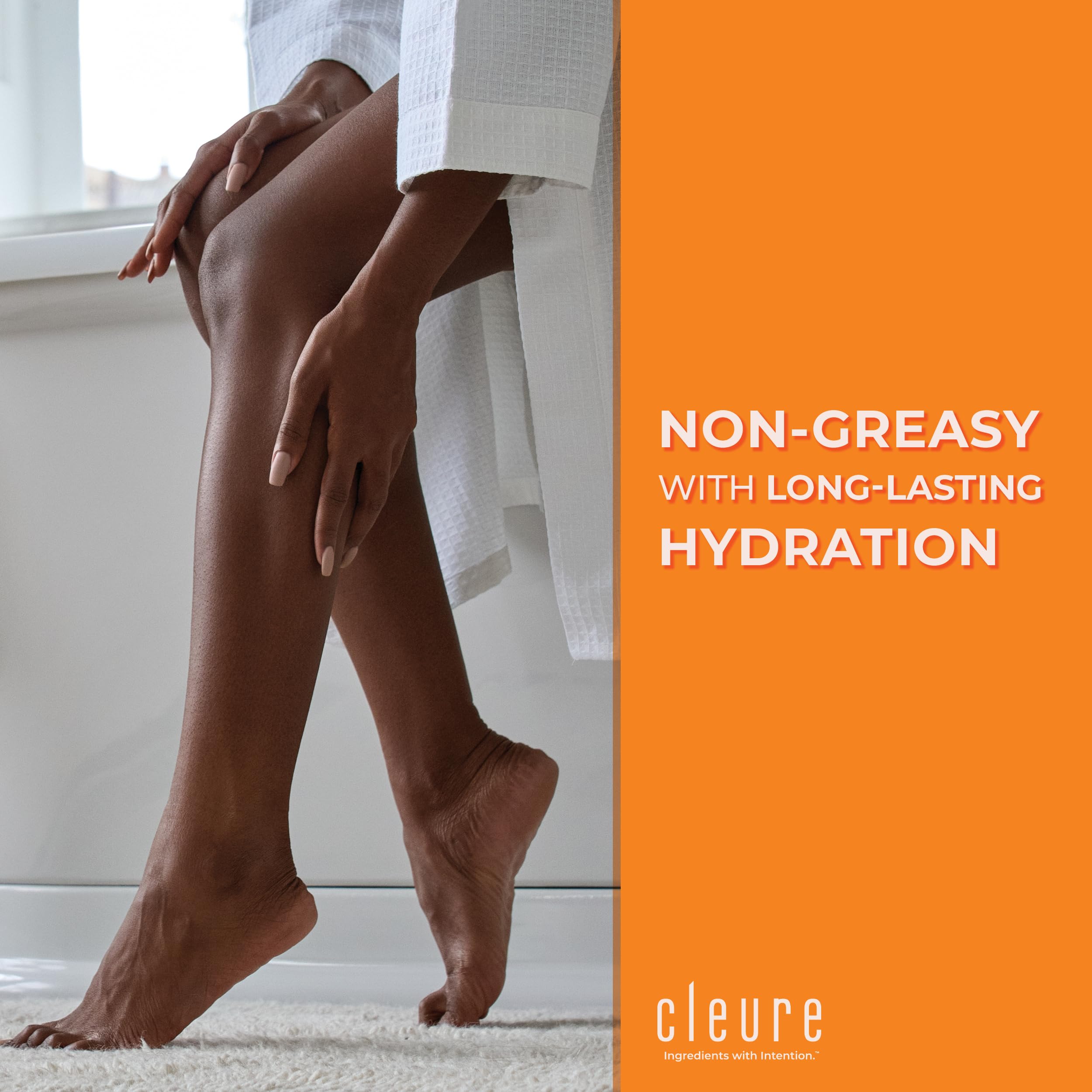 Cleure Body Lotion for Sensitive Skin – Fragrance Free, Hypoallergenic, 8 oz (Pack of 2)