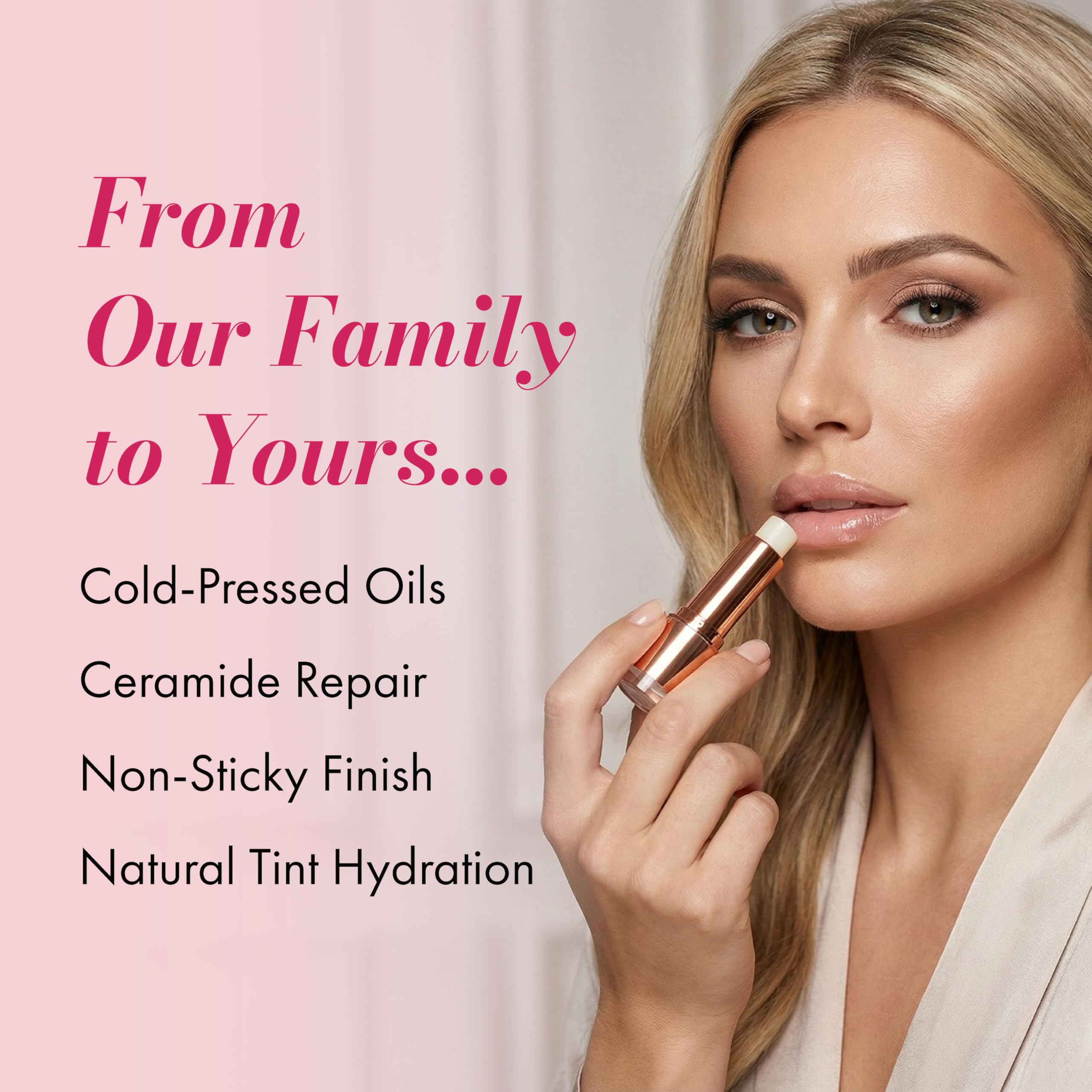 Clinexil Lip Balm – Hydrating Lip Care with Cold-Pressed Oils, 10% Squalane, Ceramides & Vitamin E