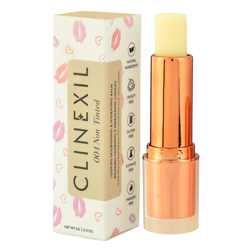 Clinexil Lip Balm – Hydrating Lip Care with Cold-Pressed Oils, 10% Squalane, Ceramides & Vitamin E