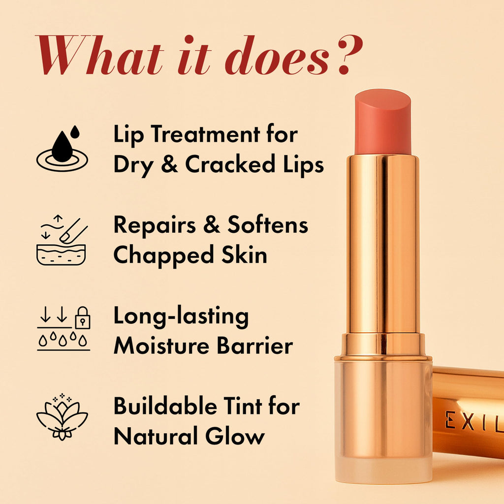 Clinexil Tinted Lip Balm – Deep Hydration, Subtle Tint, Clean Lip Care