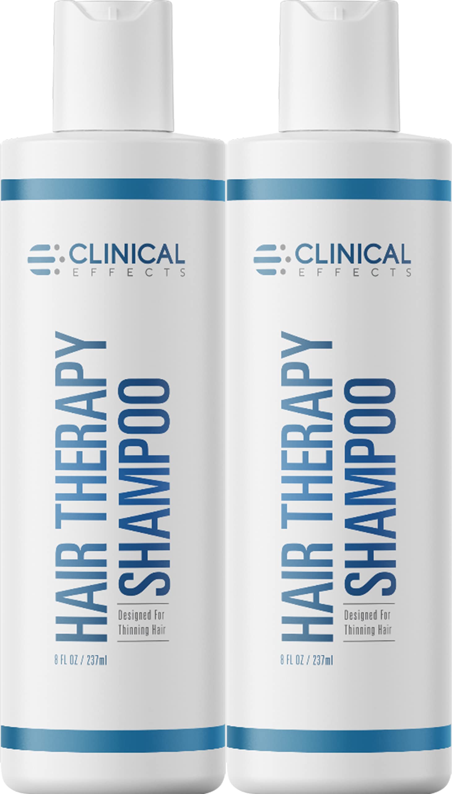Clinical Effects Hair Therapy Shampoo – Biotin, Anagain & Baicapil – Supports Hair Growth – Made in USA – 2 Bottles