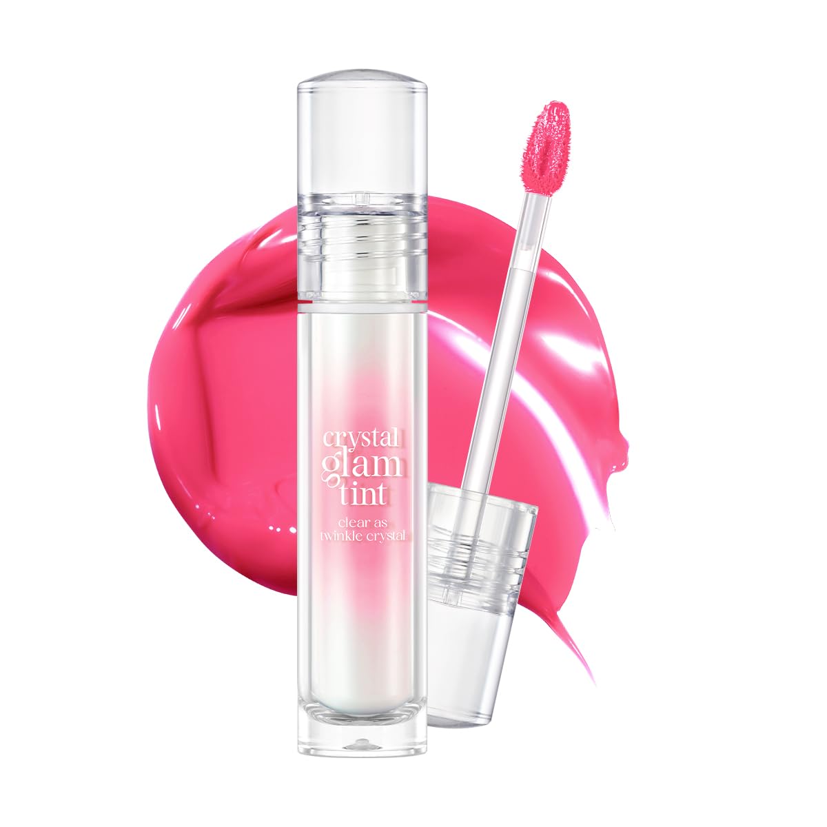 CLIO PROFESSIONAL Crystal Glam Tint 014 Heart Pink Diamond – Glossy, Lightweight, Buildable Color