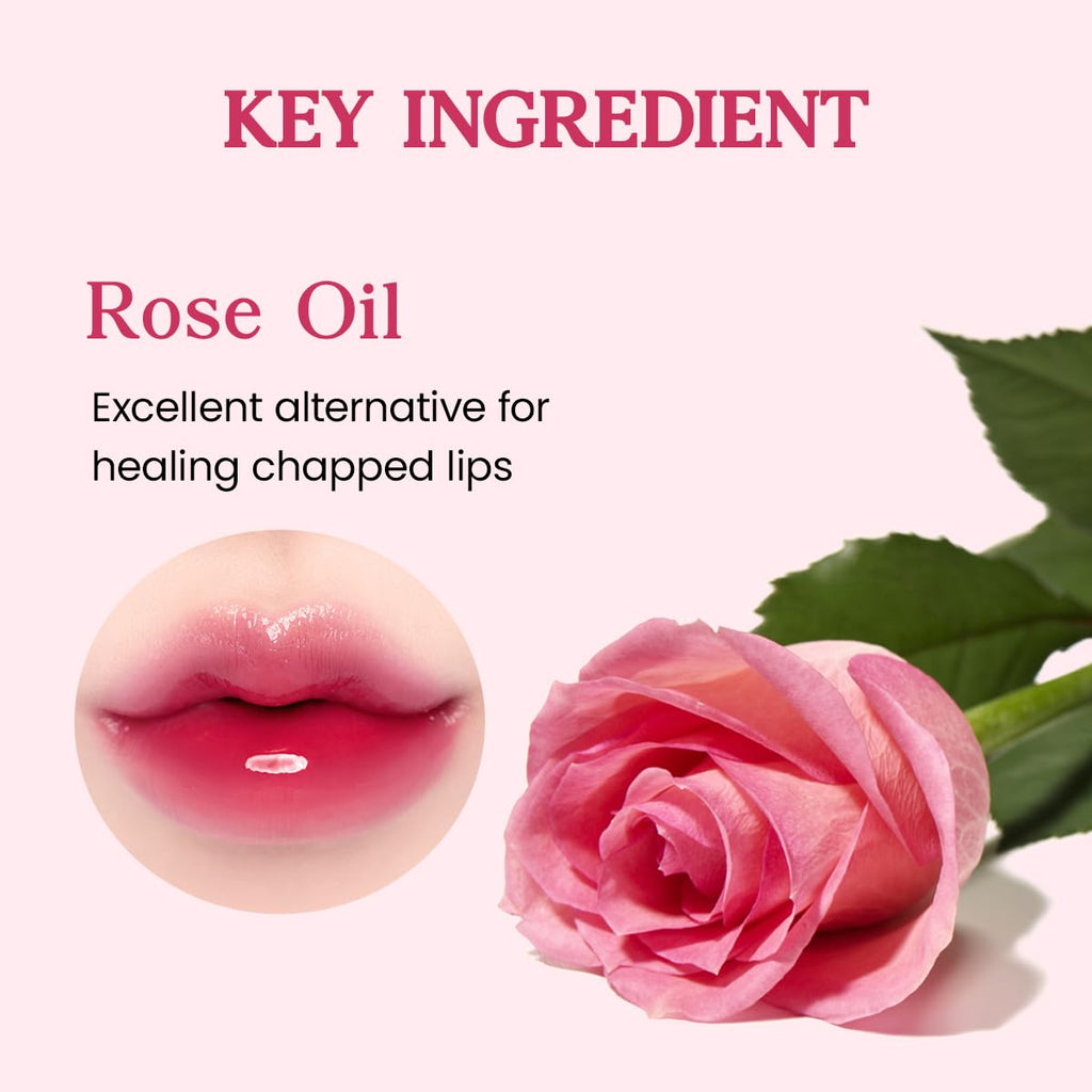 CLIO Crystal Glam Tint 03 Blushed Peach – Glass-Like Gloss, Lightweight, Buildable Lip Tint