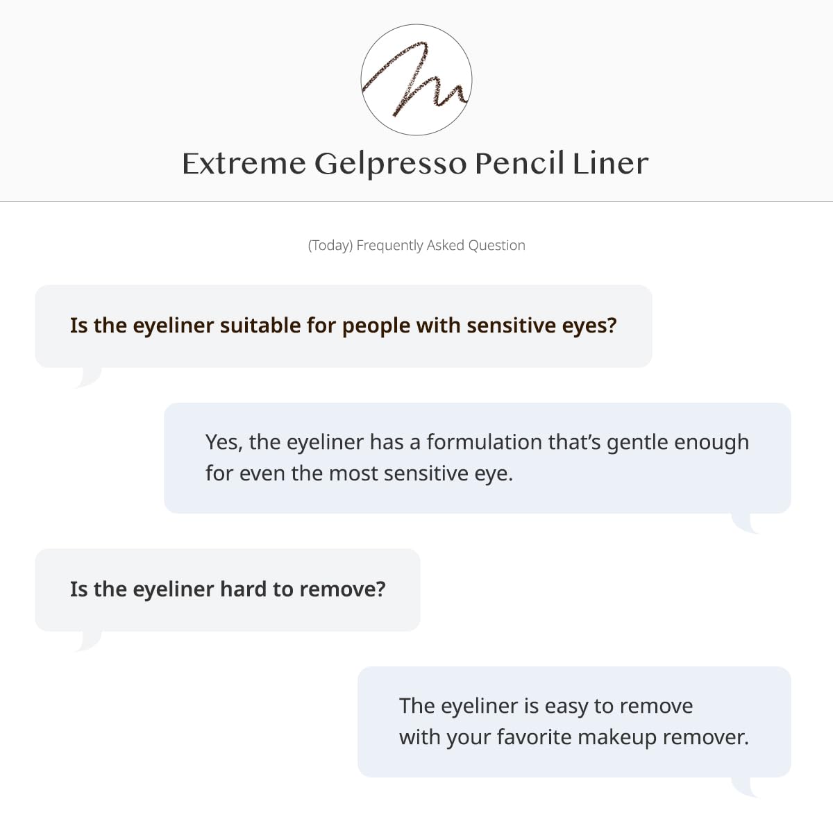 CLIO Extreme Gelpresso Pencil Eyeliner | Smudge-Proof, Waterproof, Long-Lasting | 6 Shades (Deep Brown 002)