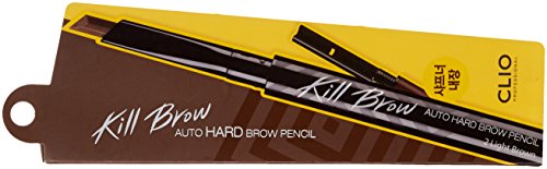 CLIO Kill Brow Auto Hard Eyebrow Pencil - Dual-End, Waterproof, 02 Light Brown