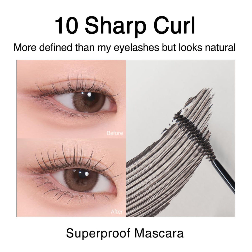 CLIO PROFESSIONAL Kill Lash Superproof Mascara – Waterproof, Lifting & Volumizing Black