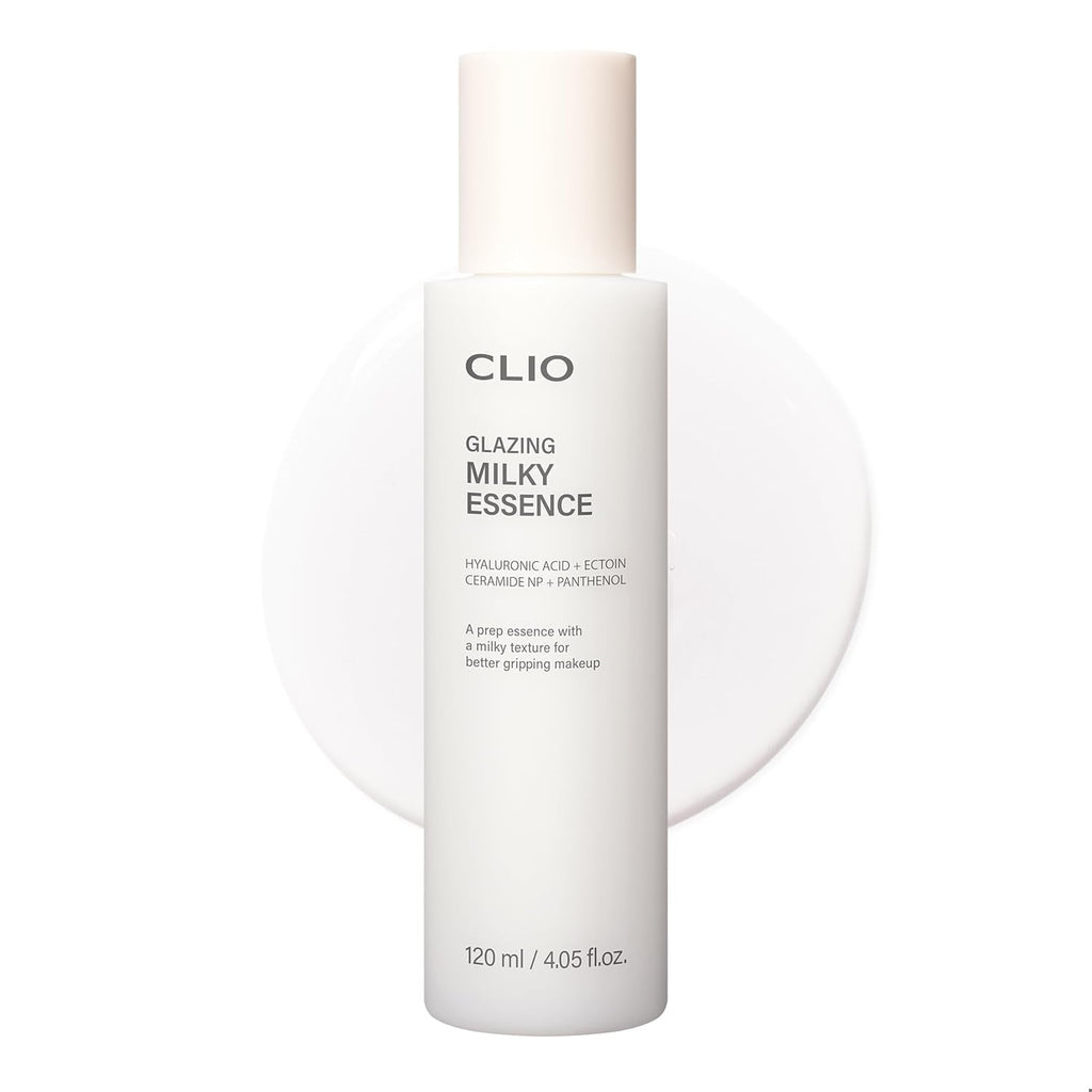 CLIO PROFESSIONAL Glazing Milky Essence – Rice PDRN & Ceramide for Sensitive Skin, Lightweight Hydration (4.05 fl oz)