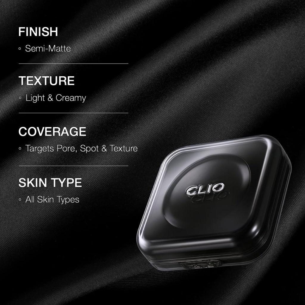 CLIO Kill Cover Founwear Cushion Foundation 21C LINGERIE — Full Coverage Matte Finish | CLIO PROFESSIONAL