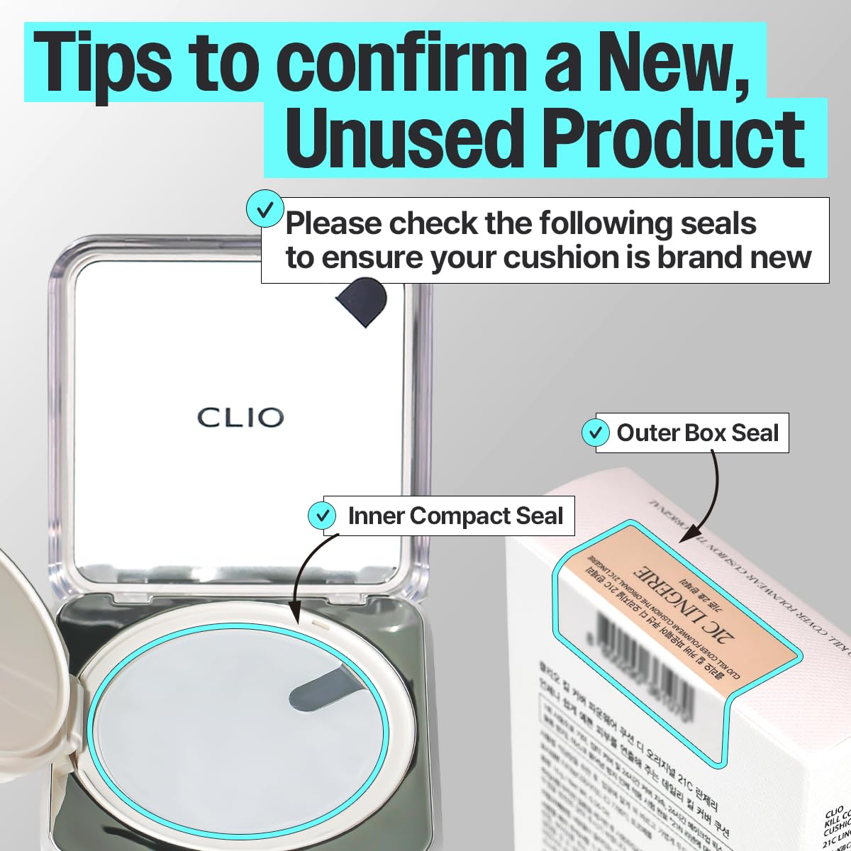 CLIO Kill Cover Founwear Cushion The Original – 20 Shades, Natural Matte Finish, Long-Lasting Skin Fit (24N Honey)