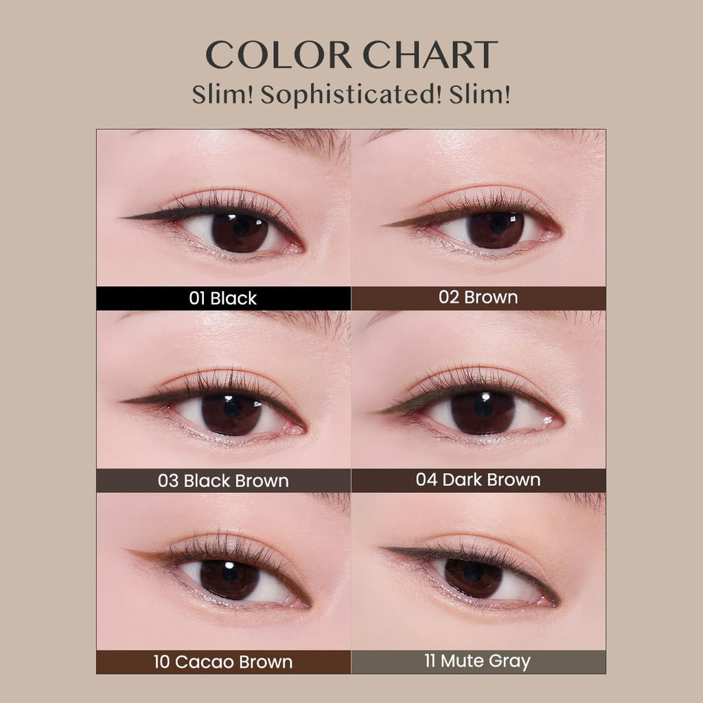 CLIO PROFESSIONAL Sharp So Simple Waterproof Pencil Liner – 2mm Tip, Rich Color, 03 Black Brown
