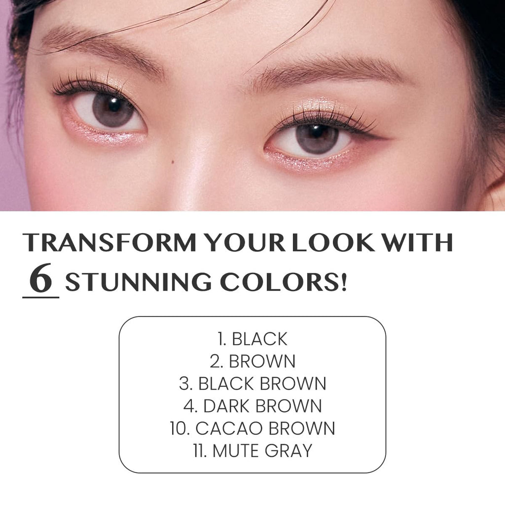 CLIO PROFESSIONAL Sharp So Simple Waterproof Pencil Liner – 2mm Tip, Rich Color, 03 Black Brown