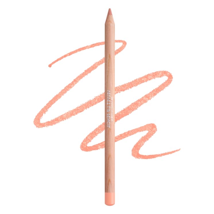 CLIO Wood Velvet Lip Pencil - Long-Lasting Matte Lip Liner in Vanilla Coral | Sharpenable