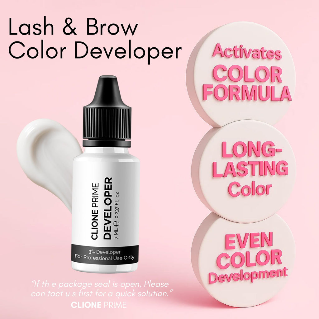 CLIONE PRIME Korean At-Home Lash Lift & Brow Lamination Kit – Brown Color