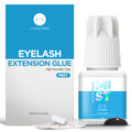CLIONE PRIME Lash Extension Glue - High Humidity Formula, 3ml, 1-2 Sec Drying, 8 Weeks Retention, Black Adhesive (Professional Use Only)