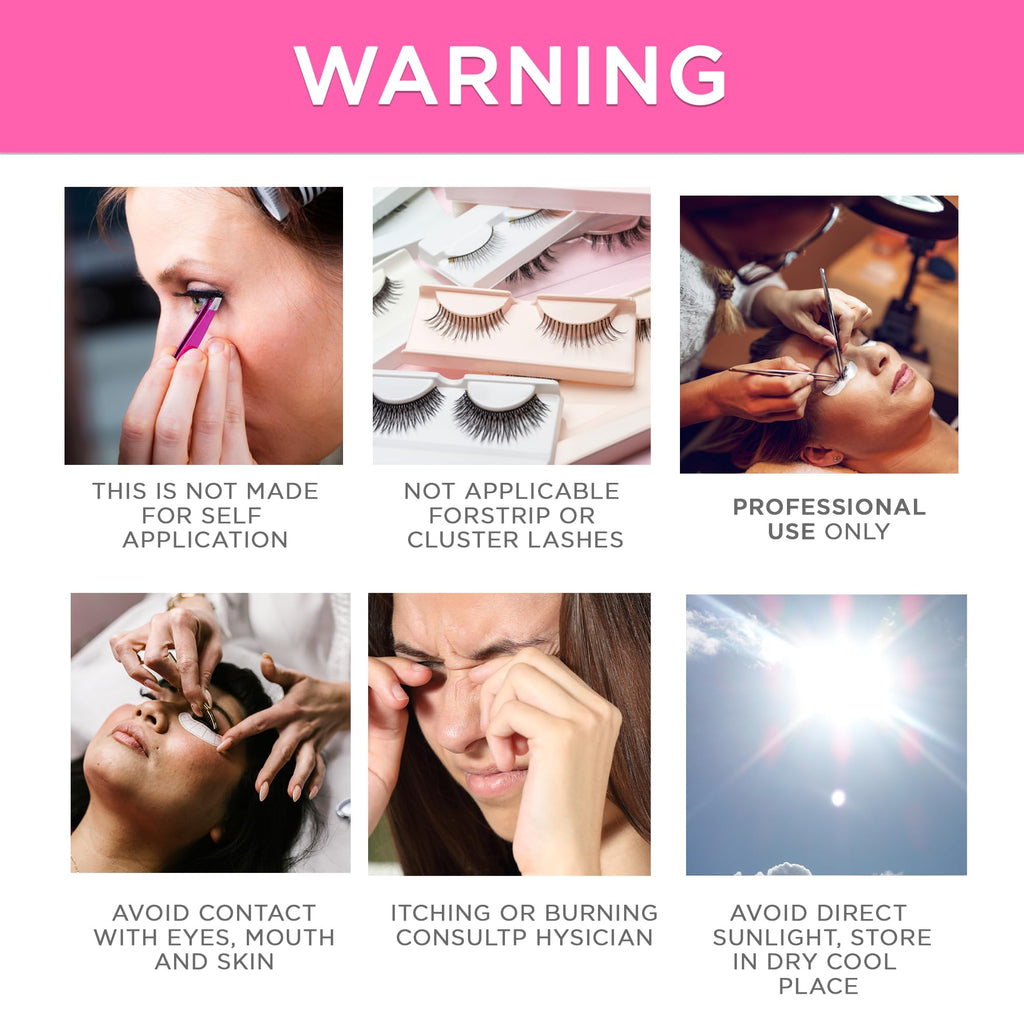 CLIONE PRIME Lash Extension Glue - High Humidity Formula, 3ml, 1-2 Sec Drying, 8 Weeks Retention, Black Adhesive (Professional Use Only)