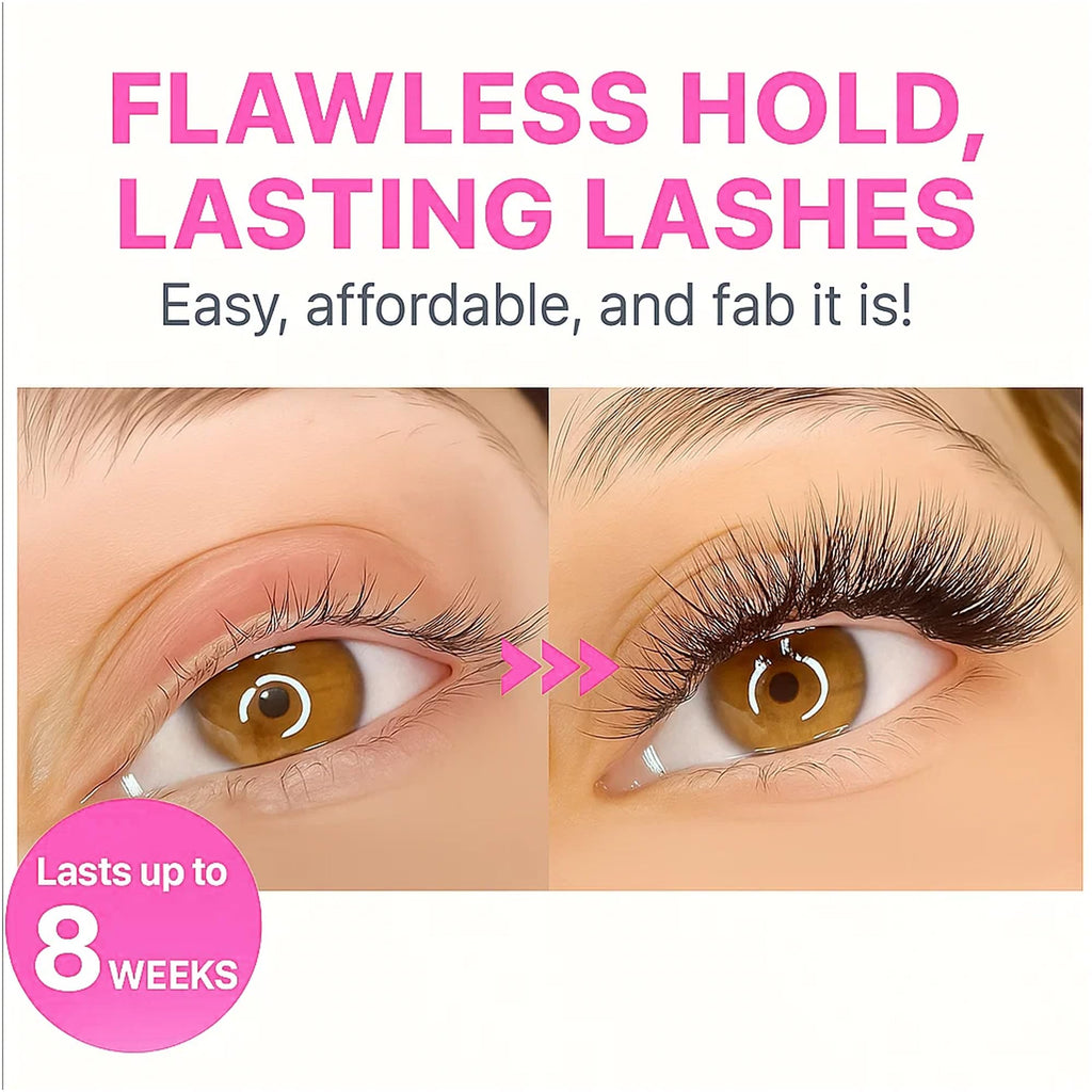 CLIONE PRIME Lash Extension Glue - High Humidity Formula, 3ml, 1-2 Sec Drying, 8 Weeks Retention, Black Adhesive (Professional Use Only)