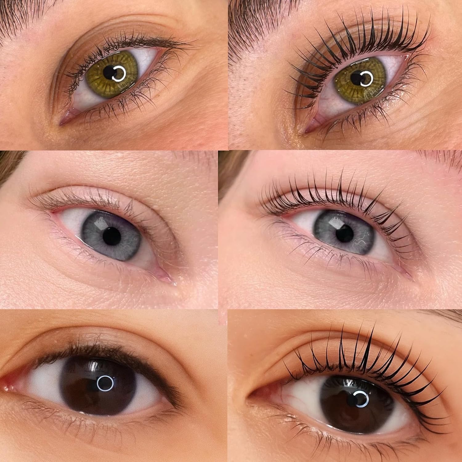 CLIONE PRIME Korean Lash Lift Kit – 5 At-Home Lash Perm Sets with Upgraded Glue