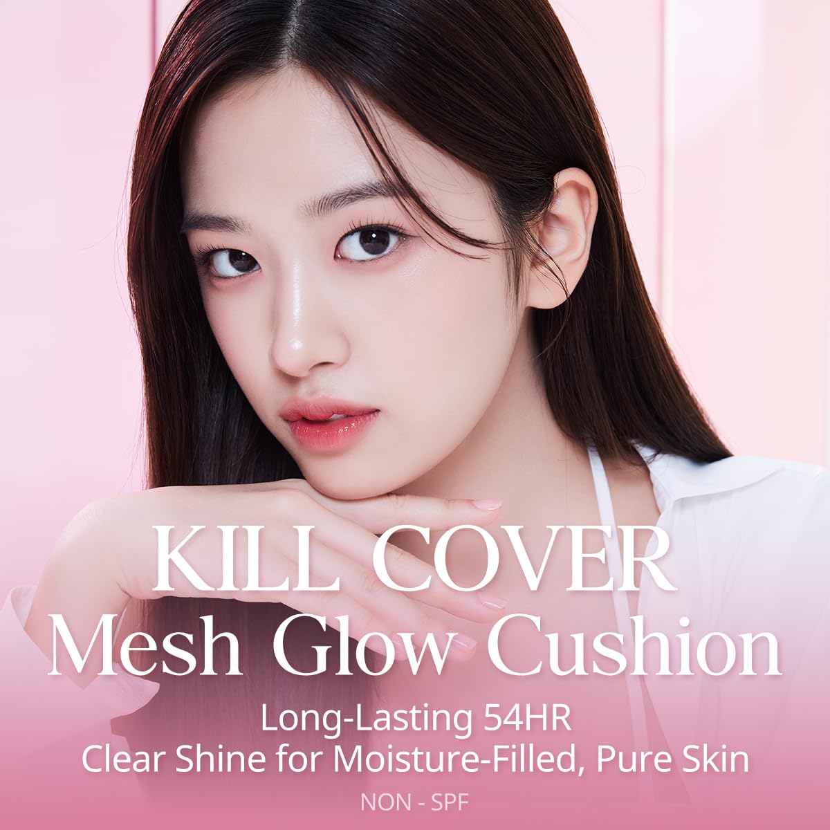 CLIO Kill Cover Mesh Glow Cushion Foundation – Refill Included, 21C Lingerie, Glass Skin Glow