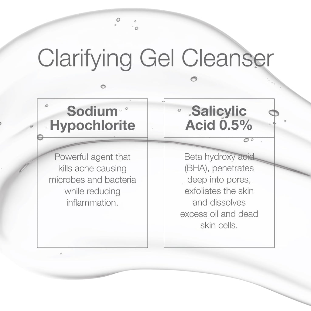 CLn® Acne Cleanser with 0.5% Salicylic Acid — Oil-Free, Fragrance-Free, 3.4 fl oz
