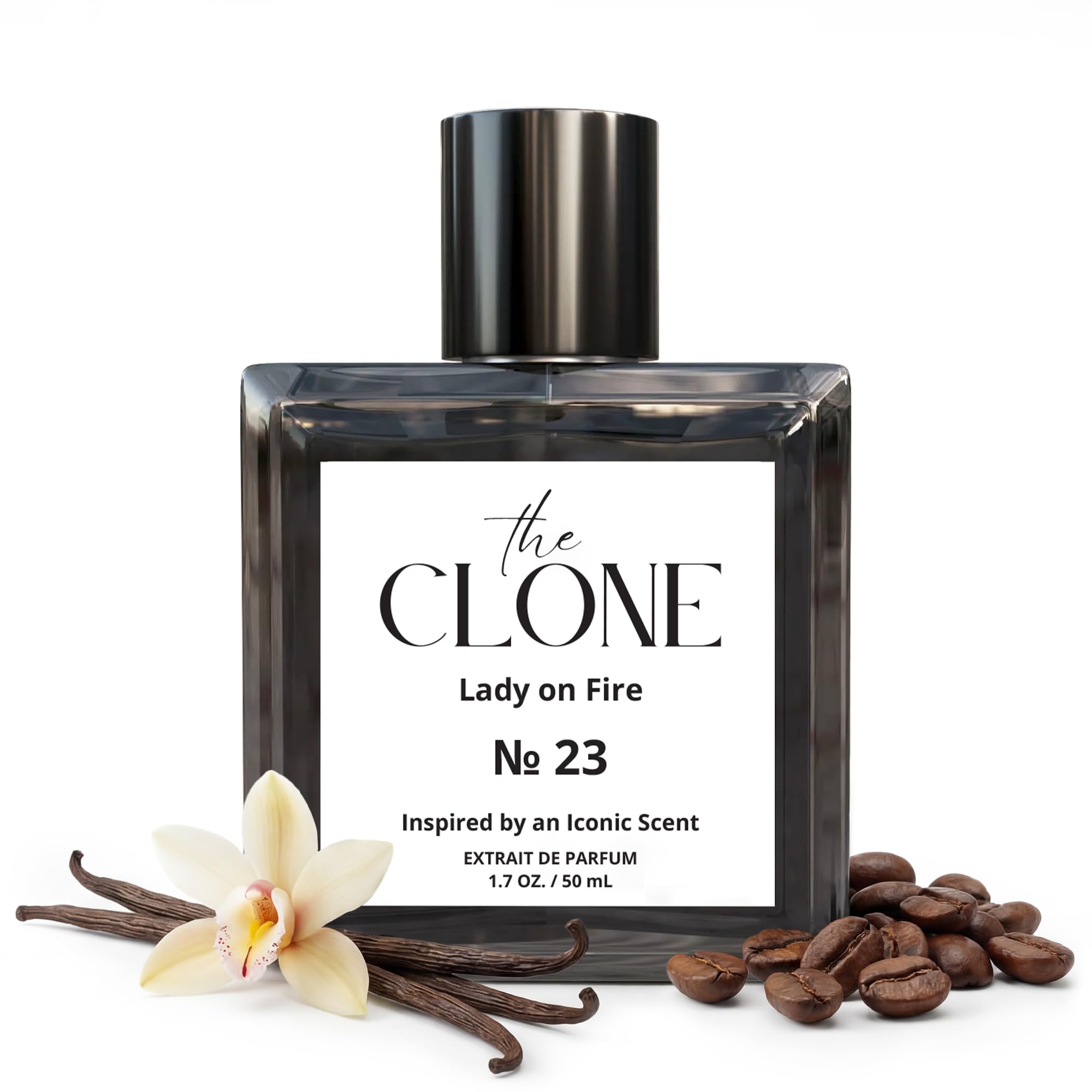 Clone Lady on Fire No. 23 – Inspired by YSL Black Opium | Extrait de Parfum 50ml