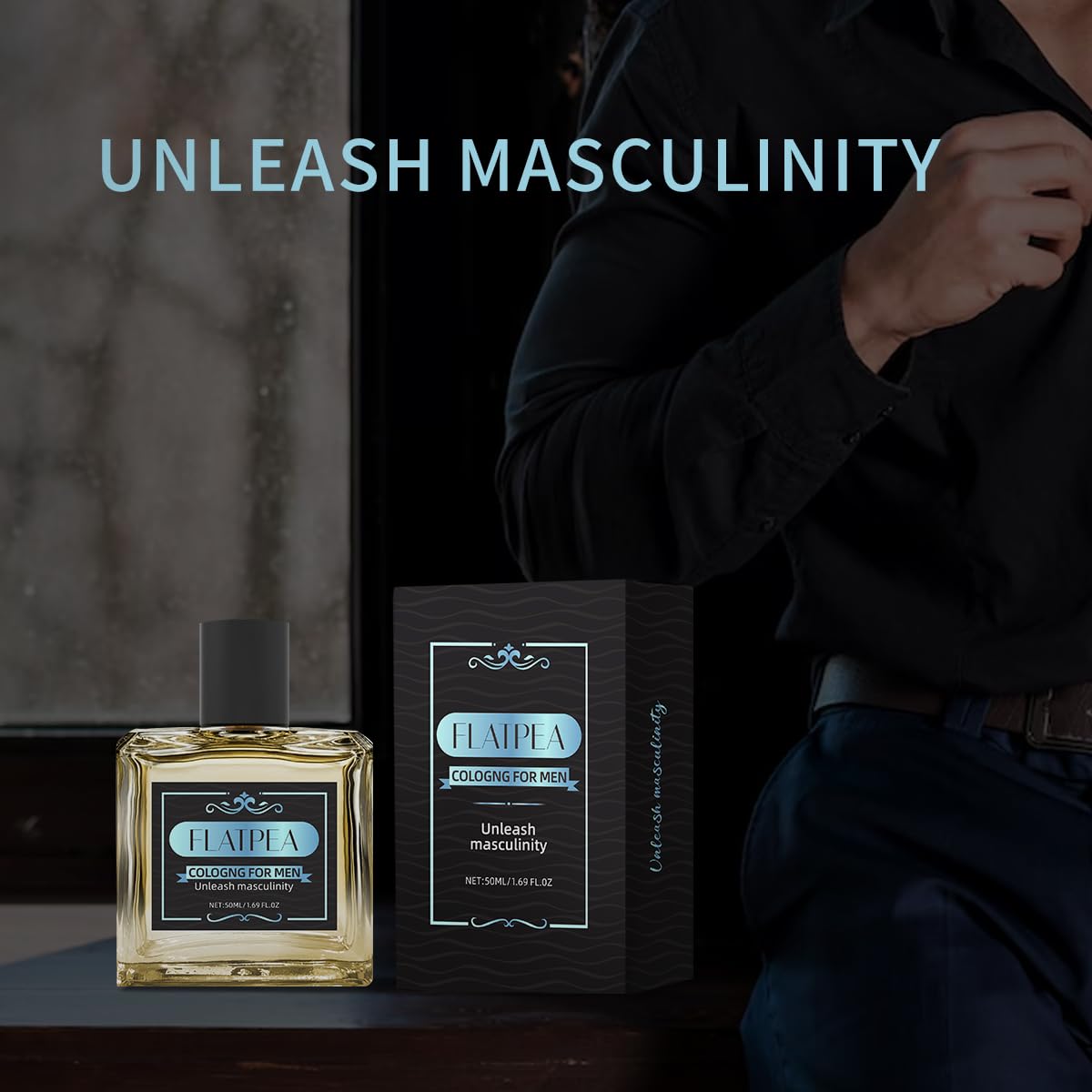 CLQFDT Woody Cologne for Men – 24H Fresh Cardamom Amber, 50ml